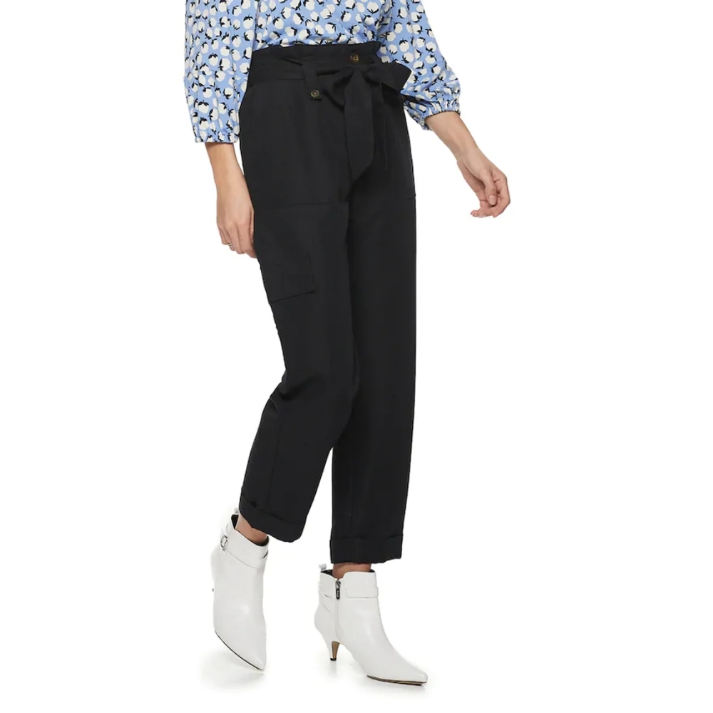 Popsugar paper bag pants